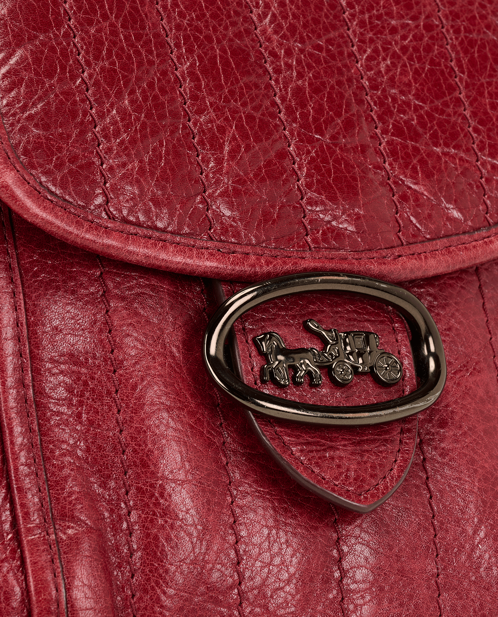 Melody Backpack, &pound;150, Handbags, Red, Leather, Other view